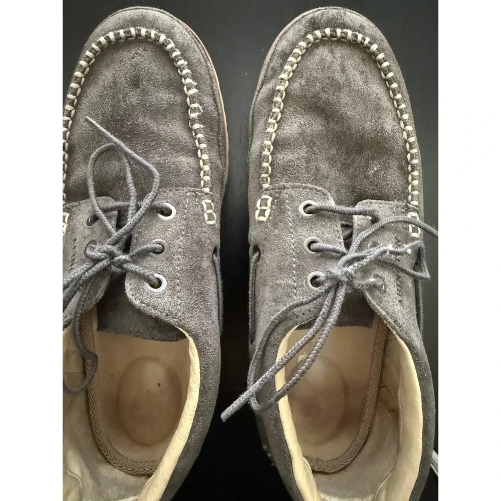 Timberland Abington Chukka Boot Mens 9.5M Gray Suede Lace-Up‎ Vibram Outsole